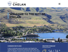 Tablet Screenshot of cityofchelan.us